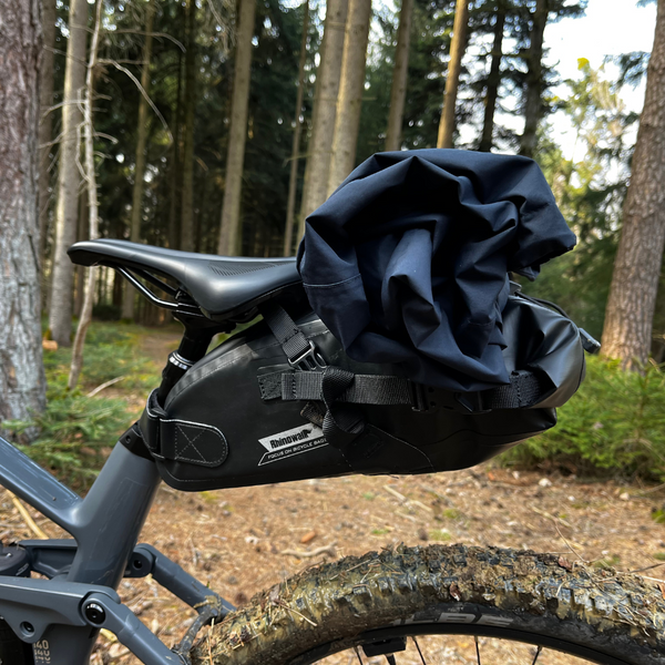 Rhinowalk 5/10/13L wasserdichte Satteltasche Fahrradtasche Sportsatteltasche für Rennrad Mountainbike - Aufbewahrungstasche mit elastischem Kordelzug - campiix