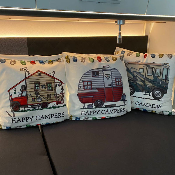 Kissenbezug Happy Camper 16 Motive - campiix